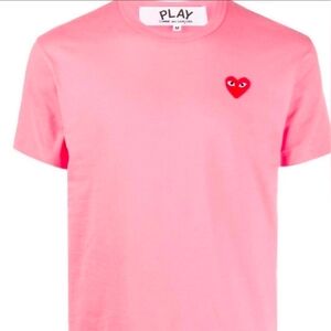 Comme des Garcons PLAY Tshirt XS Pink like xxs